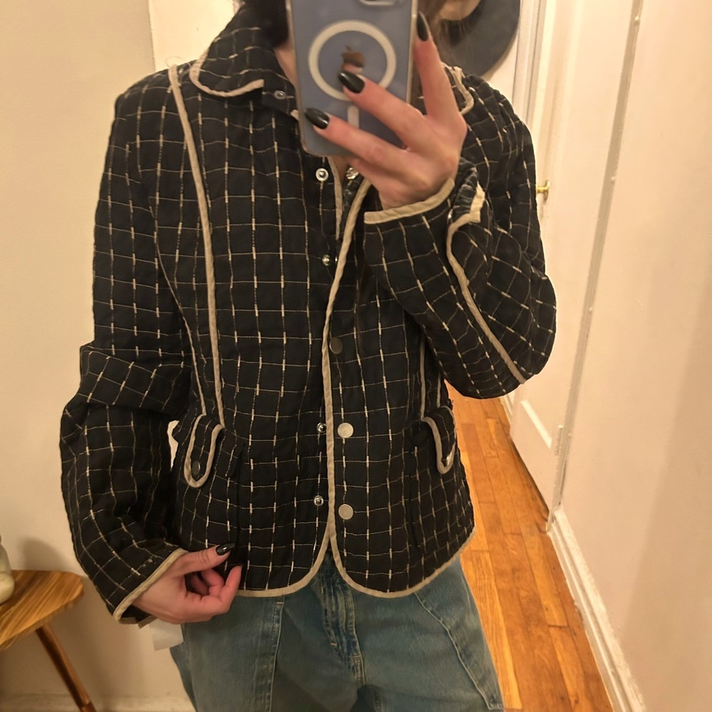 Womens Plaid Lightweight Jacket